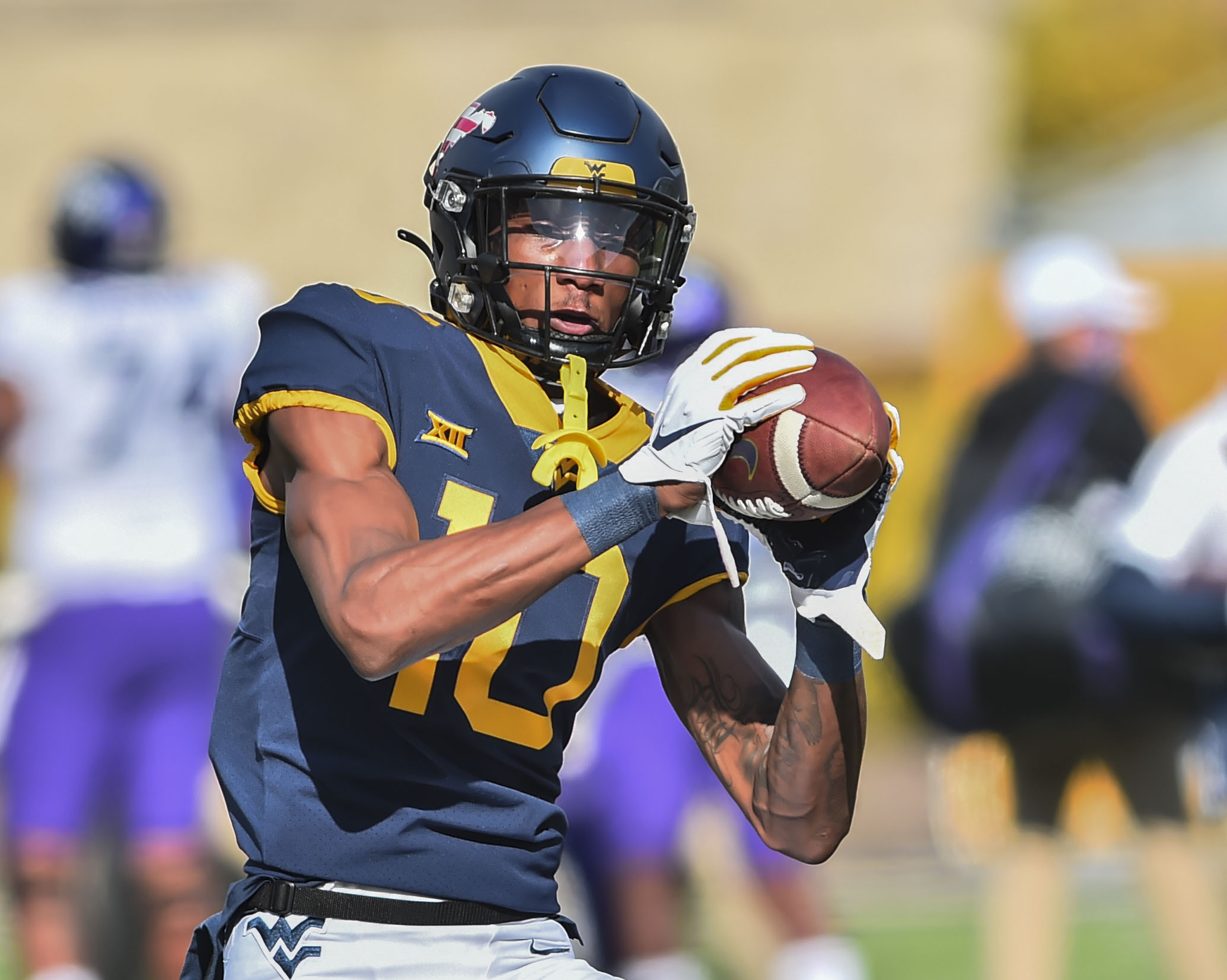Wide receiver Sean Ryan making most of transfer to WVU